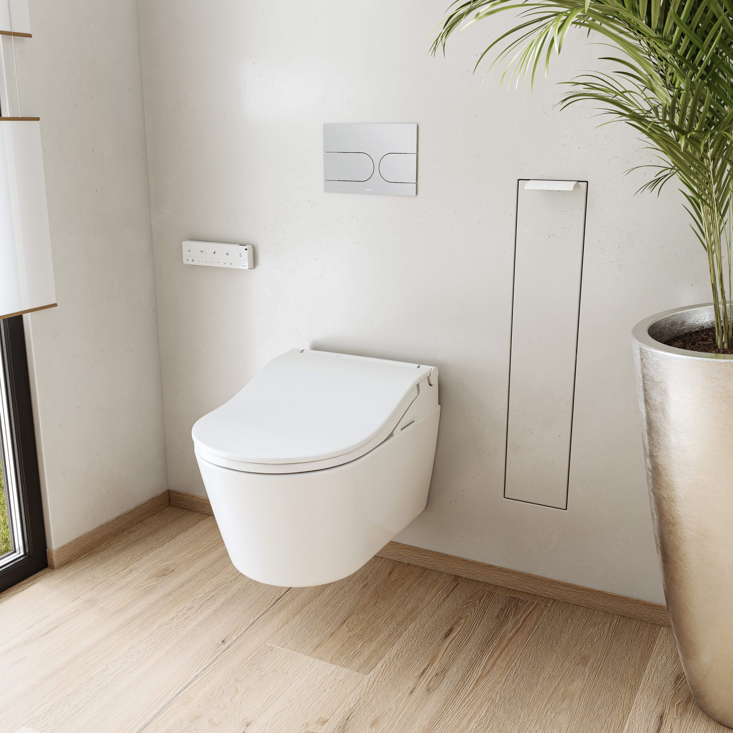 Washlet RW Auto Flush vannitoa interjööris