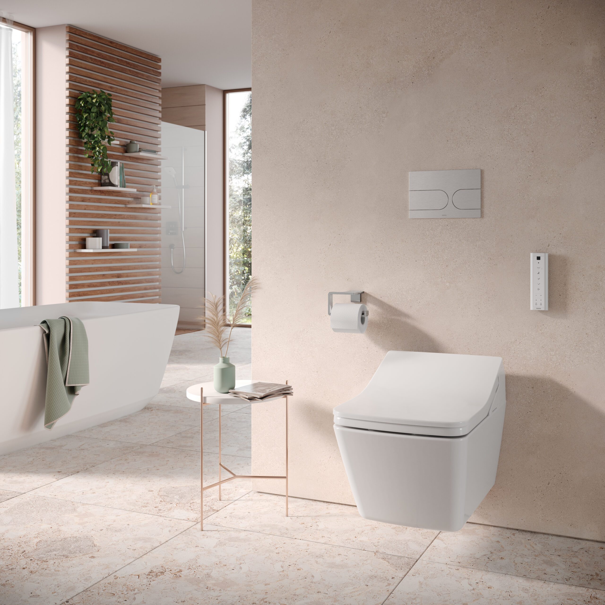 Washlet SX EWATER+ Auto Flush vannitoa interjööris