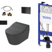 Washlet RW Auto Flush set (matte black)