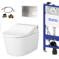 Washlet RW Auto Flush täiskomplekt: washlet, TOTO raam ja loputusplaat
